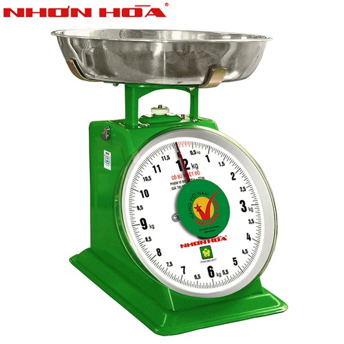 Cân Đồng Hồ Lò Xo Nhơn Hòa 12Kg NHS-12 - Hàng Chính Hãng