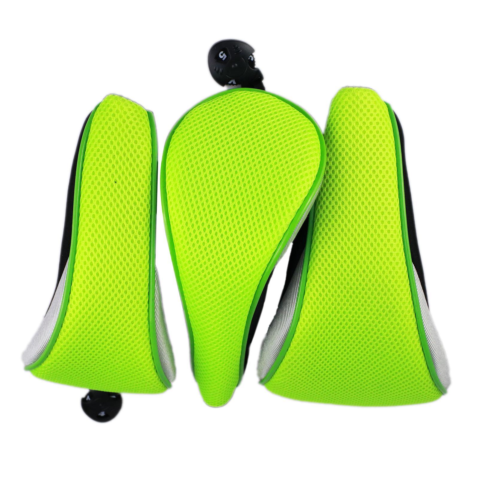 Golf Head Covers 5 Fairway Woods Headcovers for Golf Clubs 3pcs