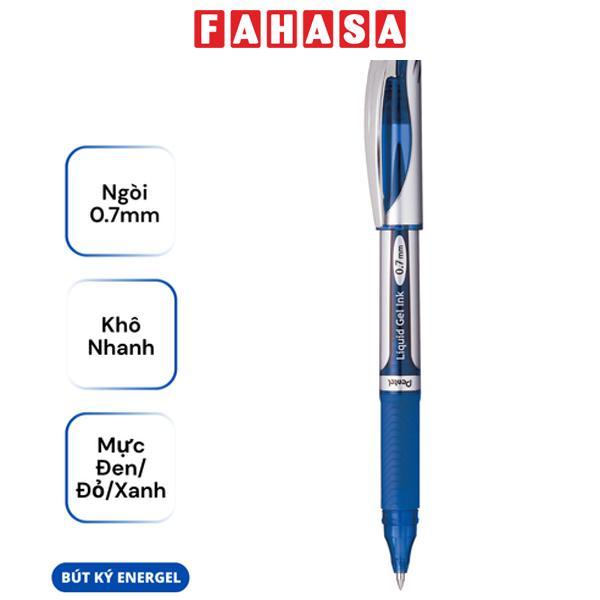Bút Gel Energel 0.7 mm - Pentel BL57-CO - Mực Xanh
