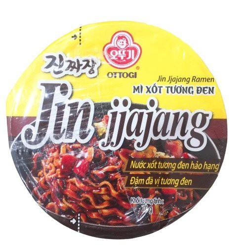 Mì Ly Jin jjajang xốt tương đen Ottogi 70g