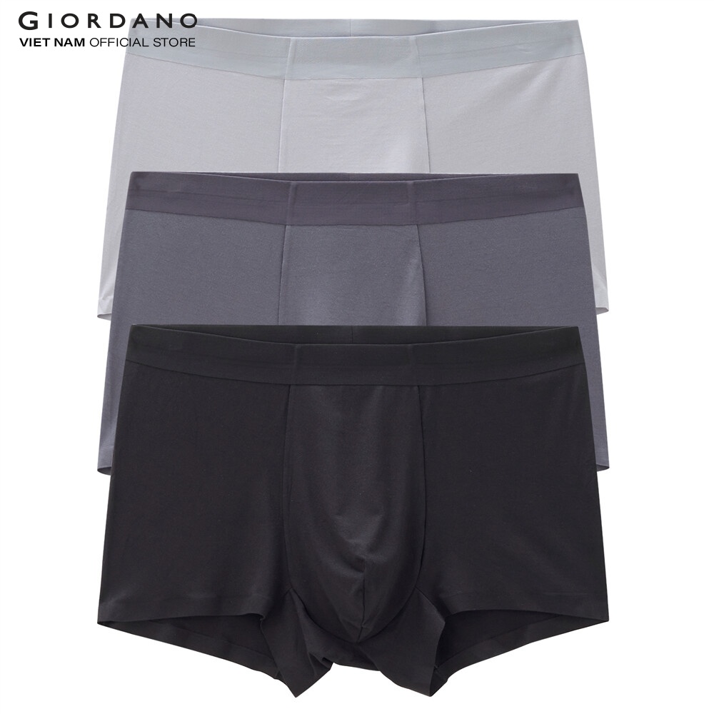 Bộ 3 Quần Lót Nam Modal Men's Trunk Giordano 01172201