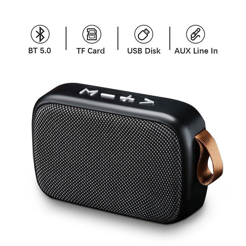 Đài Phát Thanh Mini FM Di Động Không Dây Caixa De Som Loa Bluetooth Âm Nhạc Hộp Âm Thanh Bluetooth Cho Loa Siêu Trầm Hifi Bass Bluetooth Bocina Color: Grass Green