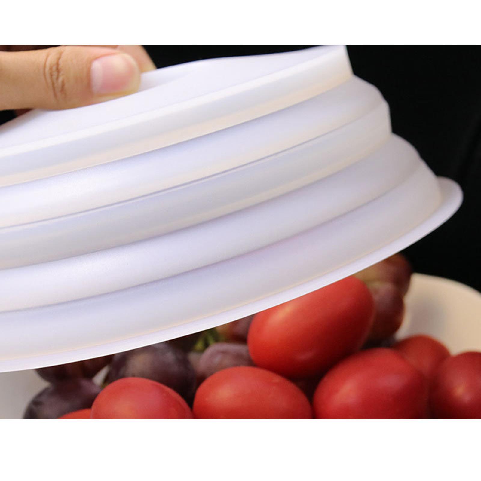 Folding Microwave Splatter Cover Plate Cover for Fruit