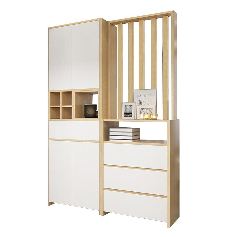 Tủ kệ trang trí kiêm vách ngăn phòng khách , nhà bếp 2VTK11- Nội thất lắp ráp Viendong Adv