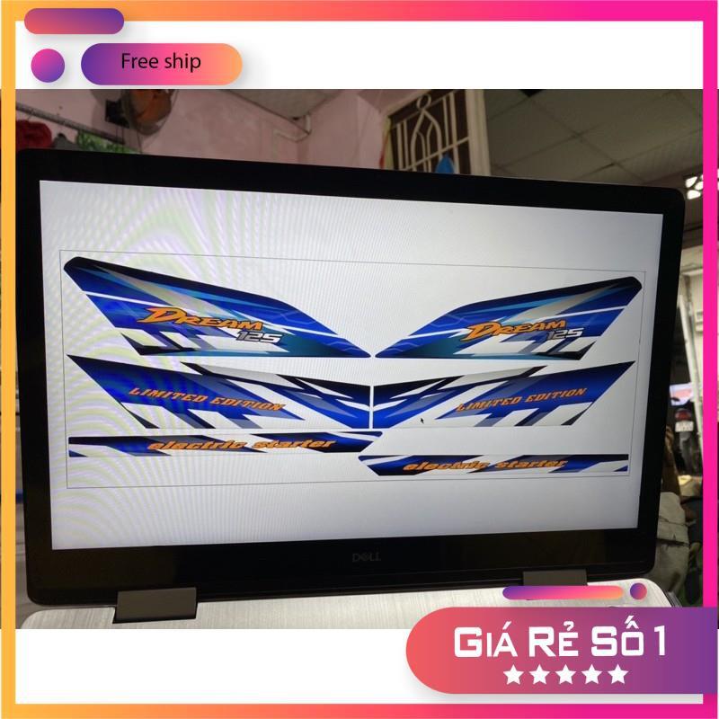 Tem rời dành cho xe dán xe Dream Tem in