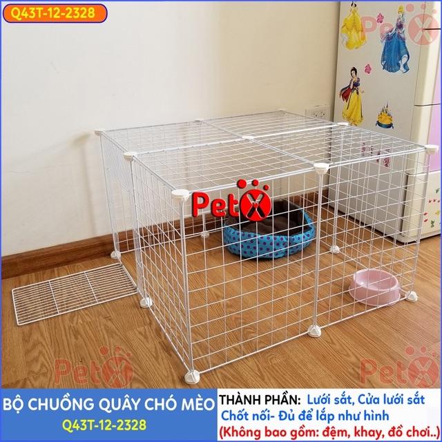 chuồng chó, chuồng mèo 12 tấm siêu tiện ích