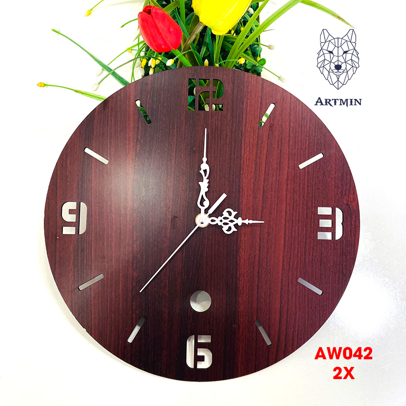 AW042 - Đồng Hồ Gỗ Decor Bán Chạy 2023 – Đồng Hồ Treo Tường Trang Trí