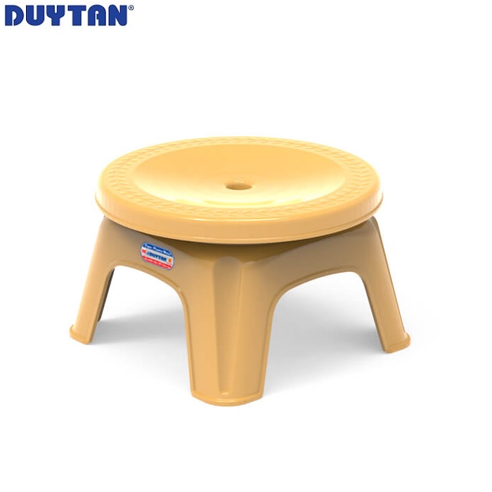 Ghế mini tròn nhựa Duy Tân (22,6 x 22,6 x 14 cm) - 08487 - Giao màu ngẫu nhiên - Hàng chính hãng