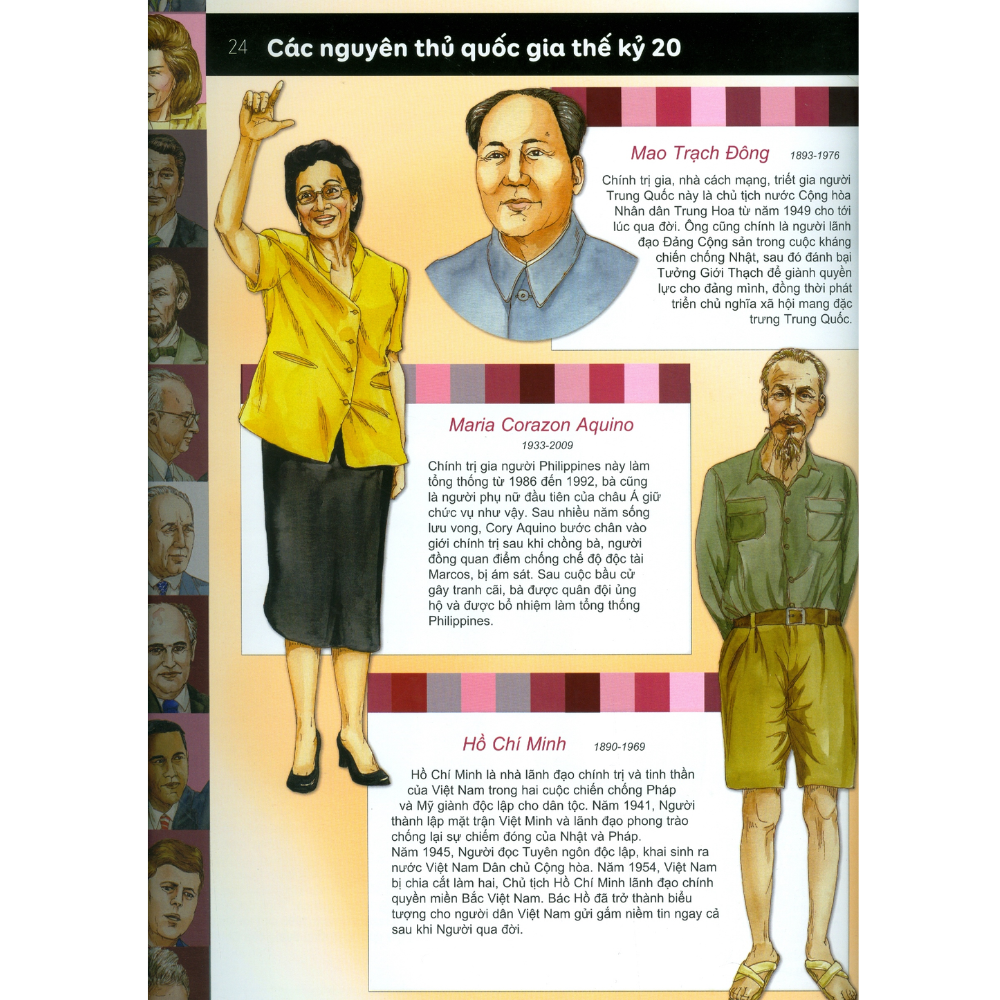 Sách Nhân vật nổi tiếng thế giới - Các lãnh tụ lẫy lừng (Tái Bản 2020)