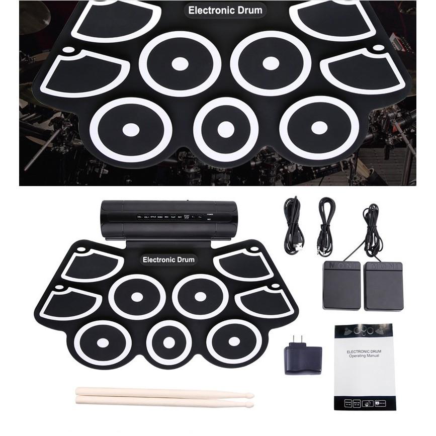 Trống điện tử Hỗ Trợ Kết Nối Máy Tính DRUM KIT Konix INow Portable MD760