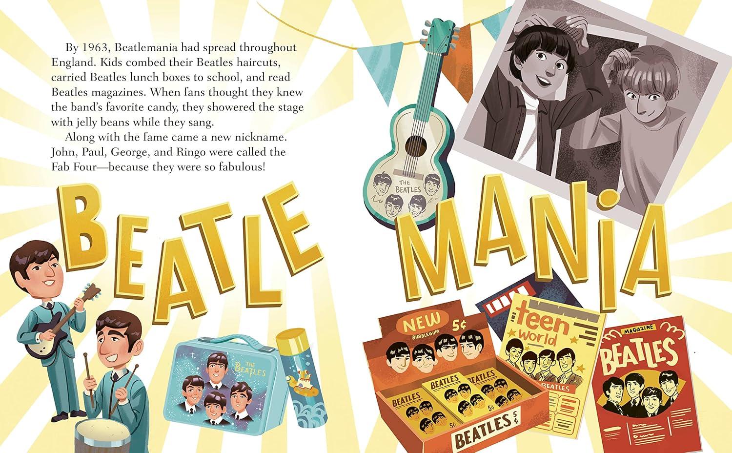 Sách ngoại văn: The Beatles - A Little Golden Book Biography