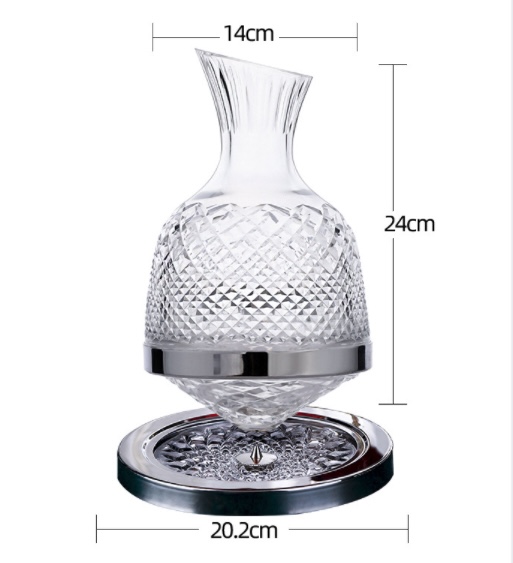 BÌNH THỞ XOAY TRÒN PATRICK SPIN DECANTER