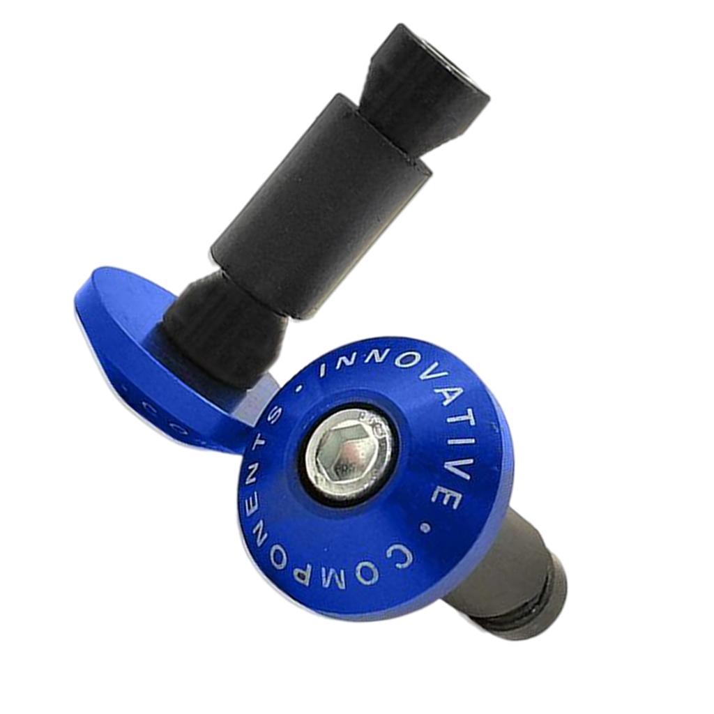 2x CNC Motorcycle Handlebar End Plugs, Handle Bar Grip End Plugs for Tmax 530