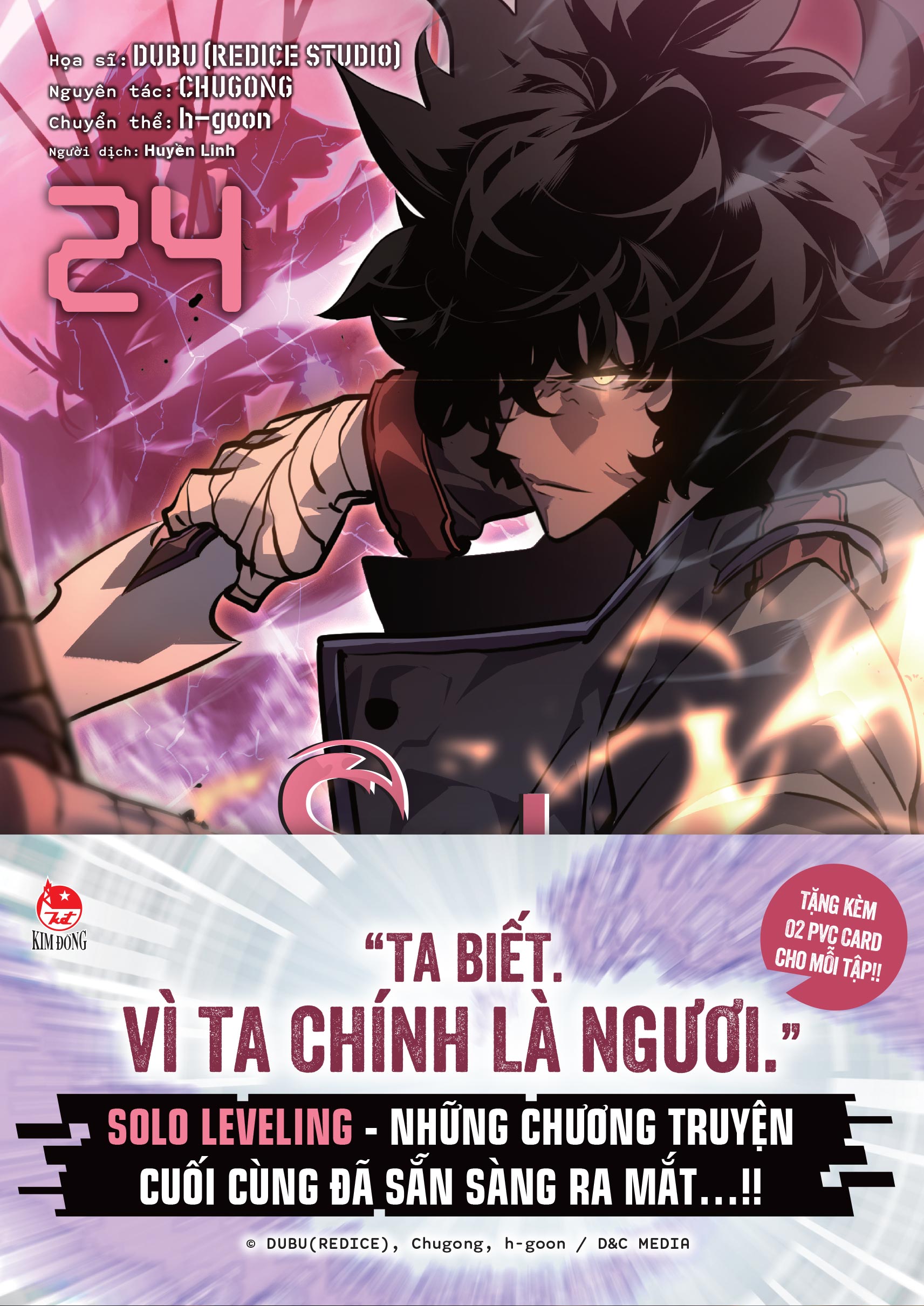 Sách Solo Leveling - Tôi Thăng Cấp Một Mình - Tập 24 [Tặng Kèm 02 Card PVC]
