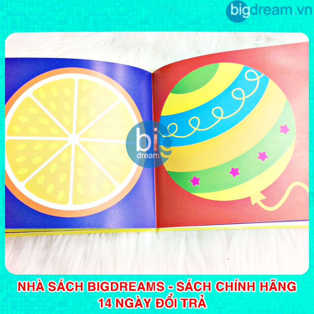 Sách Bìa cứng Kích thích thị giác cho trẻ sơ sinh Black and White - Giáo dục sớm cho bé 0-3 tuổi