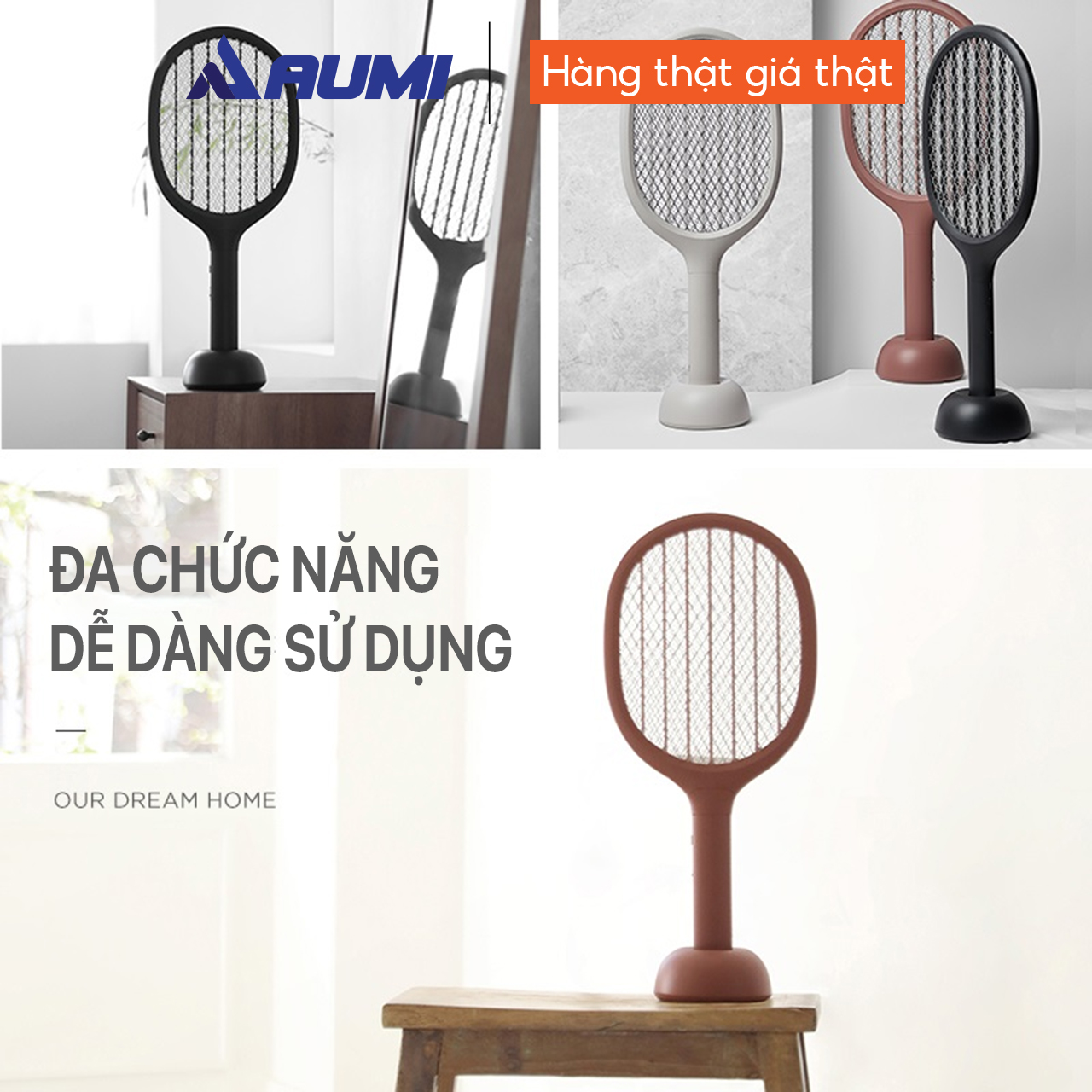 Vợt muỗi kiêm đèn bắt muỗi Solove P1 dung lượng pin 2000mAh - Hàng nhập khẩu