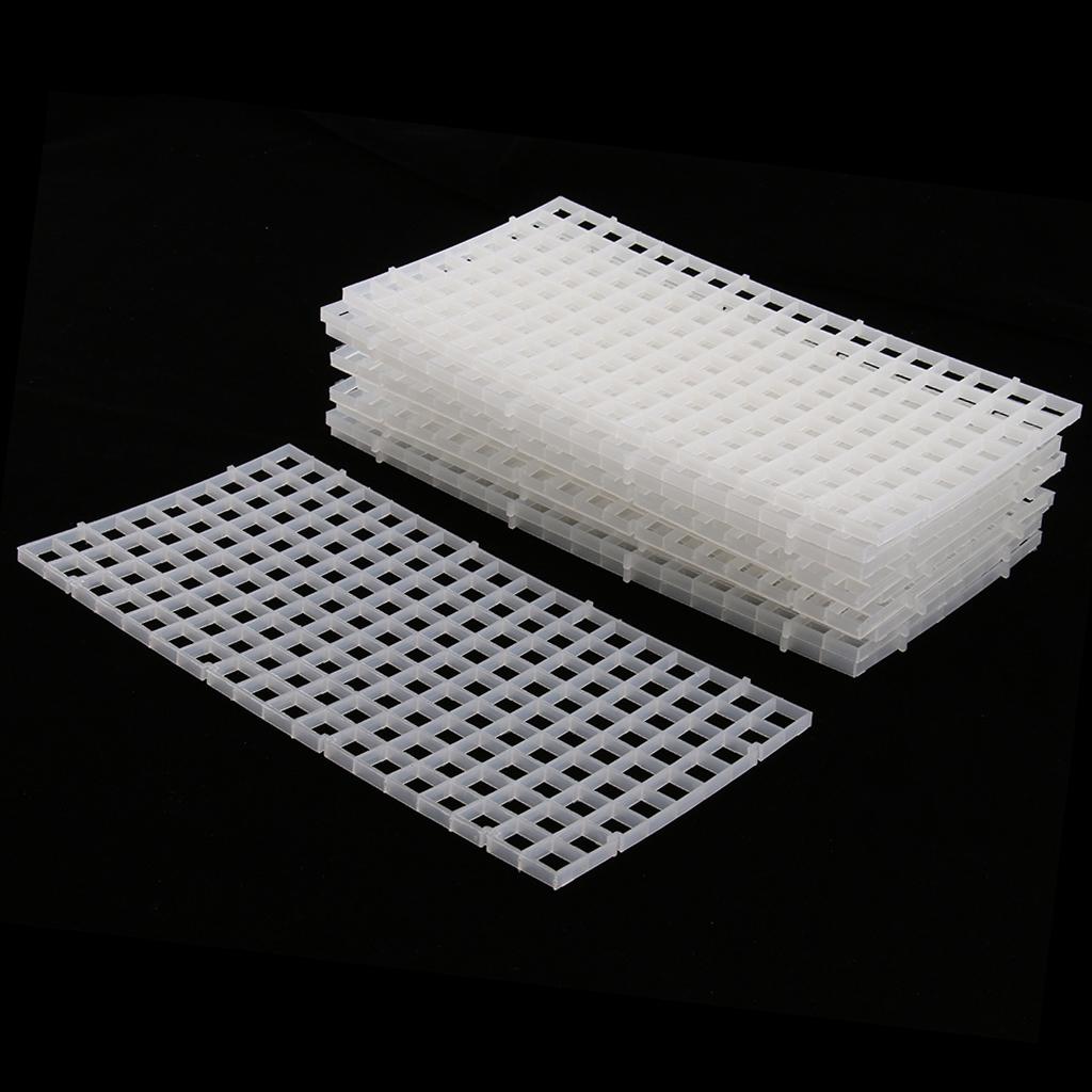 10 Pcs Aquarium Fish Tank Isolation Plate Divider Filter Patition Board Net