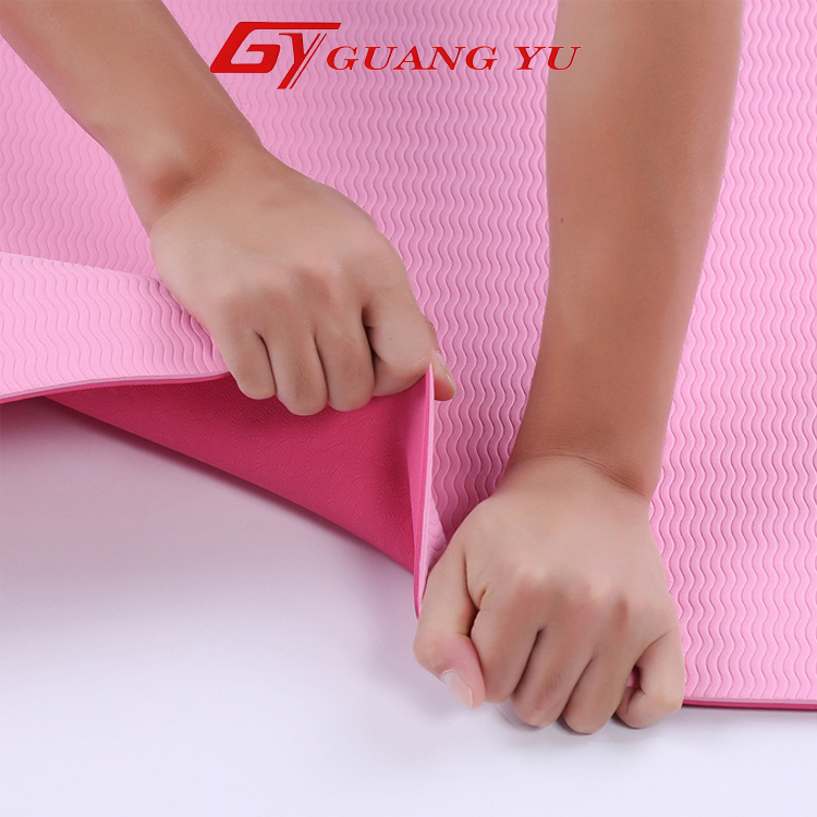 Thảm tập yoga 2 lớp, thảm tập gym yoga 6mm chống trượt hàng loại một