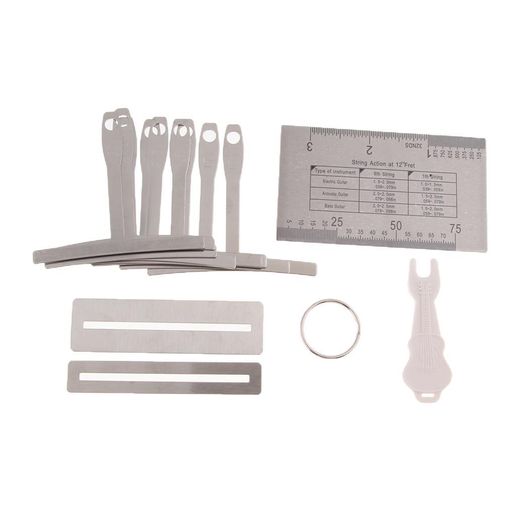 13Pieces Luthier Tools Set  for Electric Guitar Bass Setup Accessory