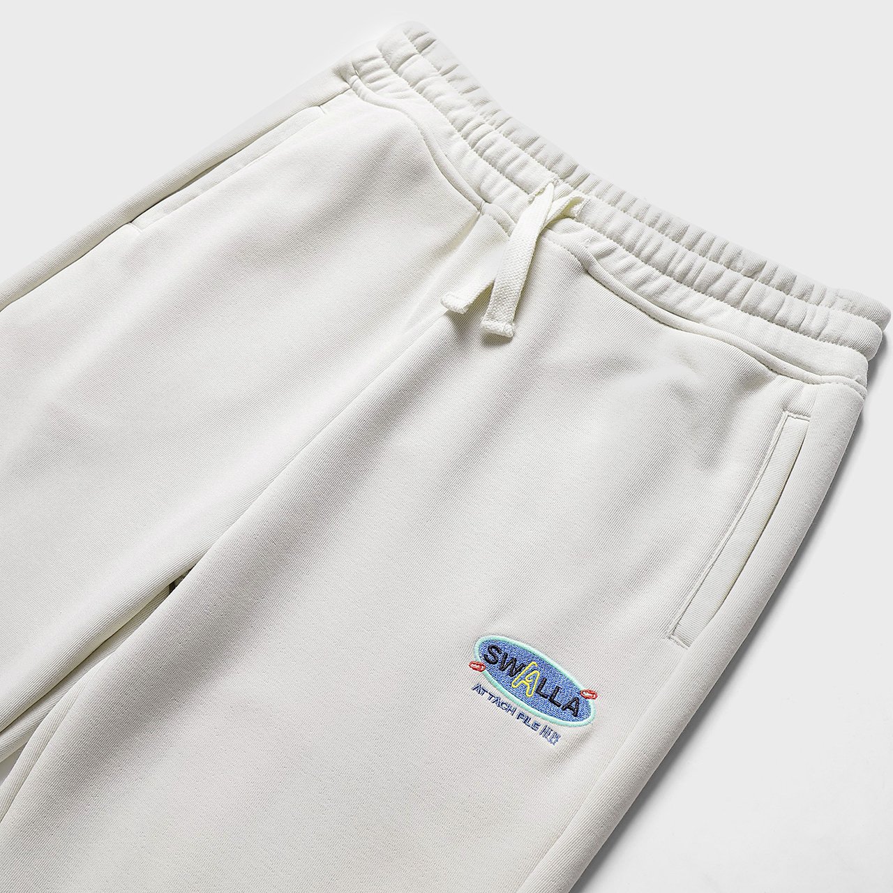 Quần jogger unisex SWALLA PAPERCLIP SWEATPANT - FrenchTerry Fabric CAO CẤP - Màu WHEAT - LOCAL BRAND