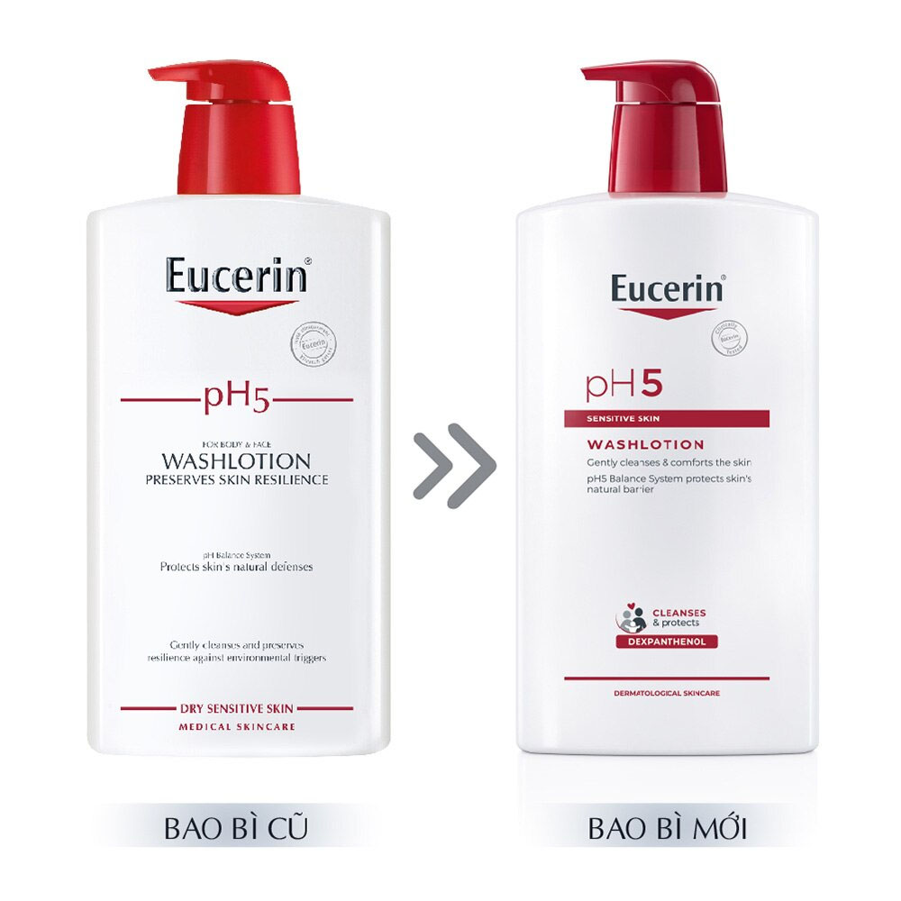Sữa Tắm Eucerin Cho Da Nhạy Cảm Ph5 1000ml