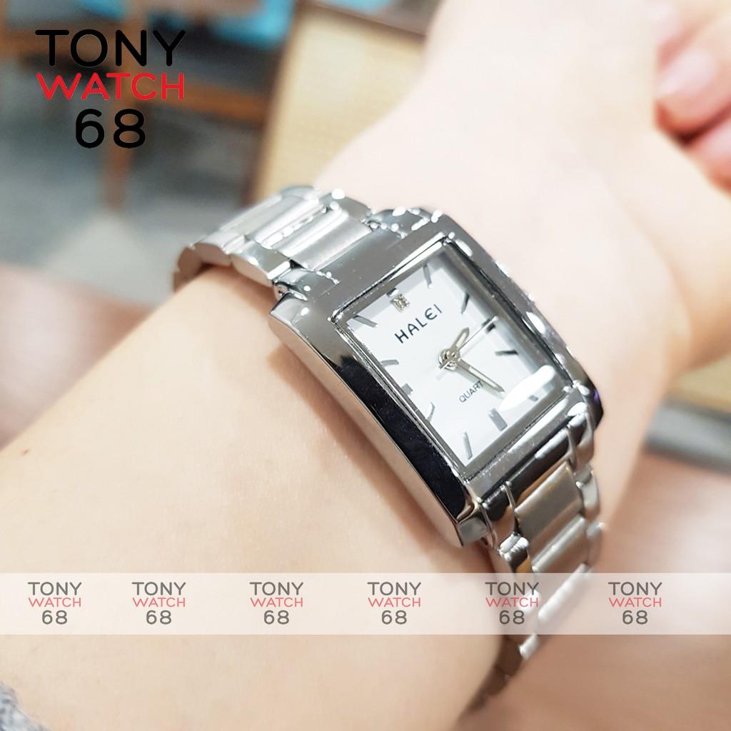 Đồng hồ nữ Halei dây kim loại chống nước chính hãng Tony Watch 68