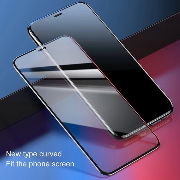 Kính cường lực 3D Baseus PET Soft Edge cho iPhone 11 / 11 Pro / 11 Pro Max ( 0.15mm,Full màn hình, Viền dẽo 3D, Chống nứt bể mép) Hàng chính hãng