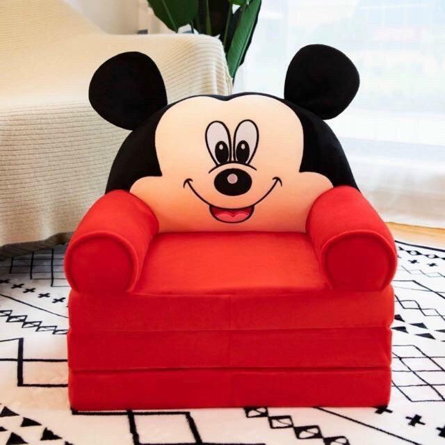 Ghế Sofa Giường - Ghế Lười HÌnh Thú Tựa Bông Cao Cấp Cho Bé