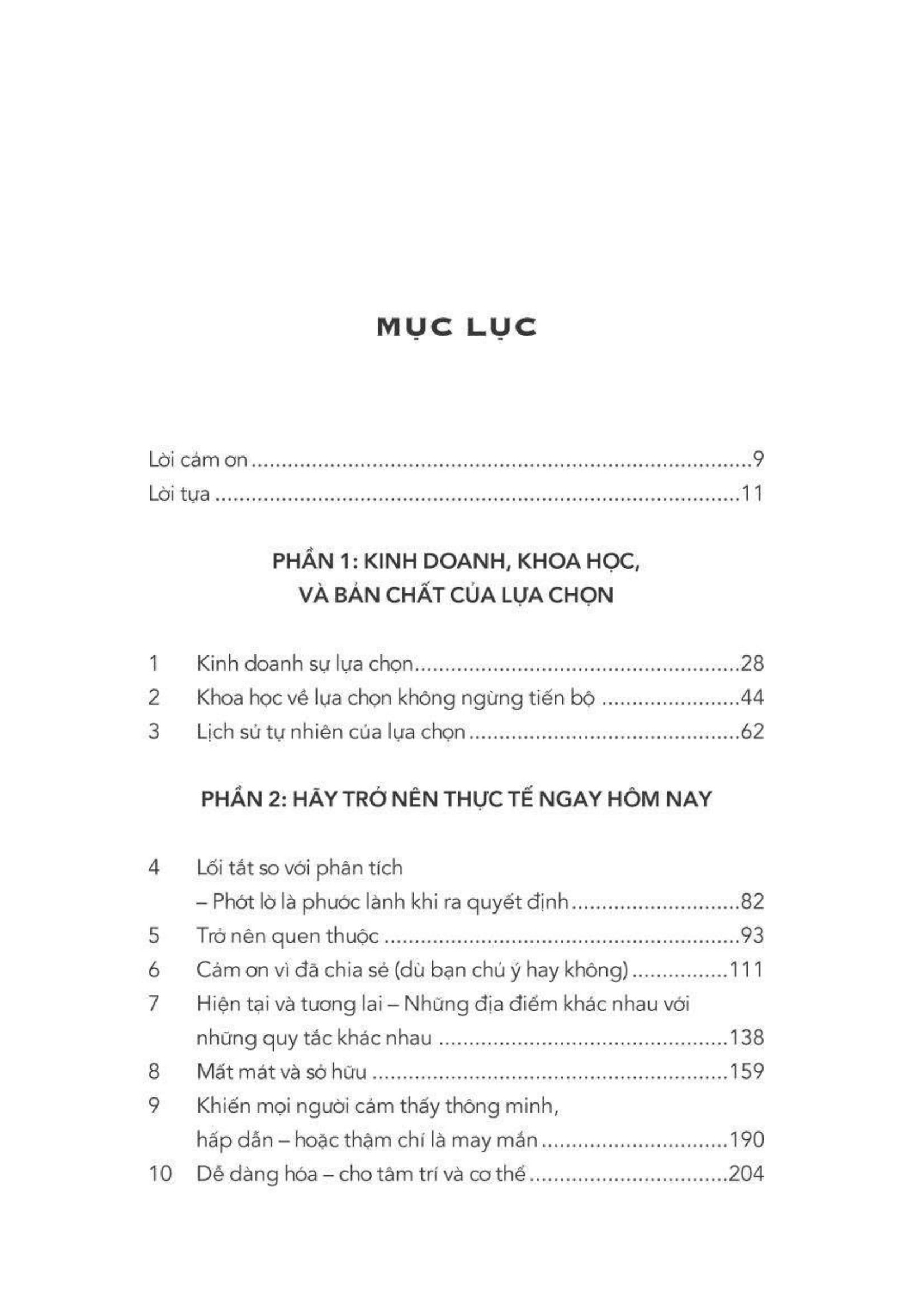 The Business Of Choice - Kinh Doanh Sự Lựa Chọn
