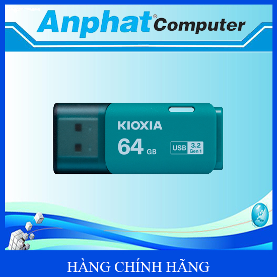 USB KIOXIA 64GB U301 USB 3.2 Gen 1 Xanh nhạt (LU301L064GG4) - Hàng chính hãng