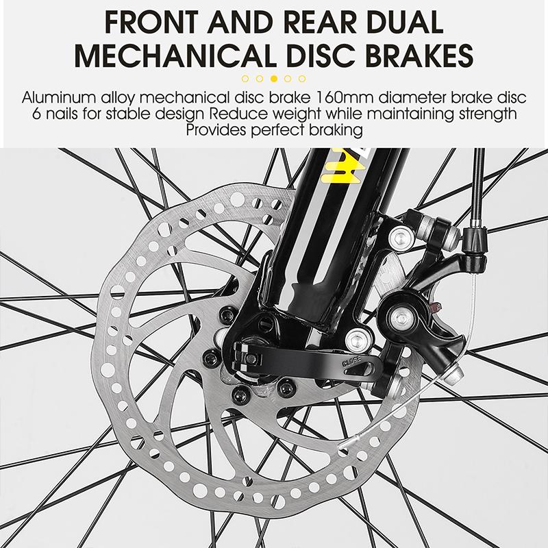 Tây Đạp Xe Có Thể Gập Lại 27.5 Inch Xe Đạp 27 Tốc Độ BMX Xe Đạp MTB Nam Nữ Chống Sốc Phanh Đĩa Cơ Xe Đạp Color: 27.5 inch Army Green Size: 27.5inch Number of speeds: 27