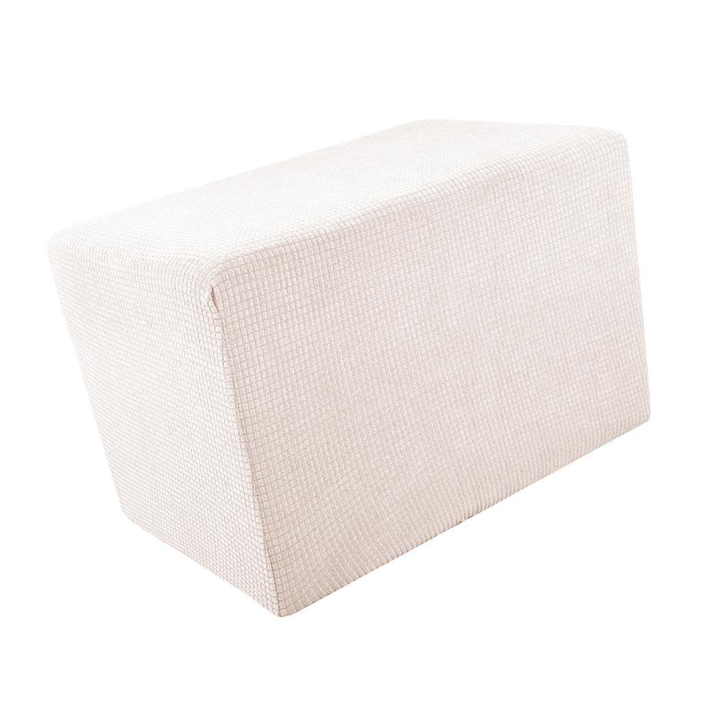 Stretch Ottoman Pouf Cover Footrest Stool Slipcover Protector
