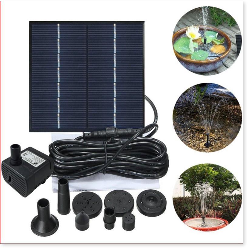 Đài phun nước tạo o xy sử dụng tấm pin mặt trời 1.2W CE/ROHS .... Hàng mới !!!