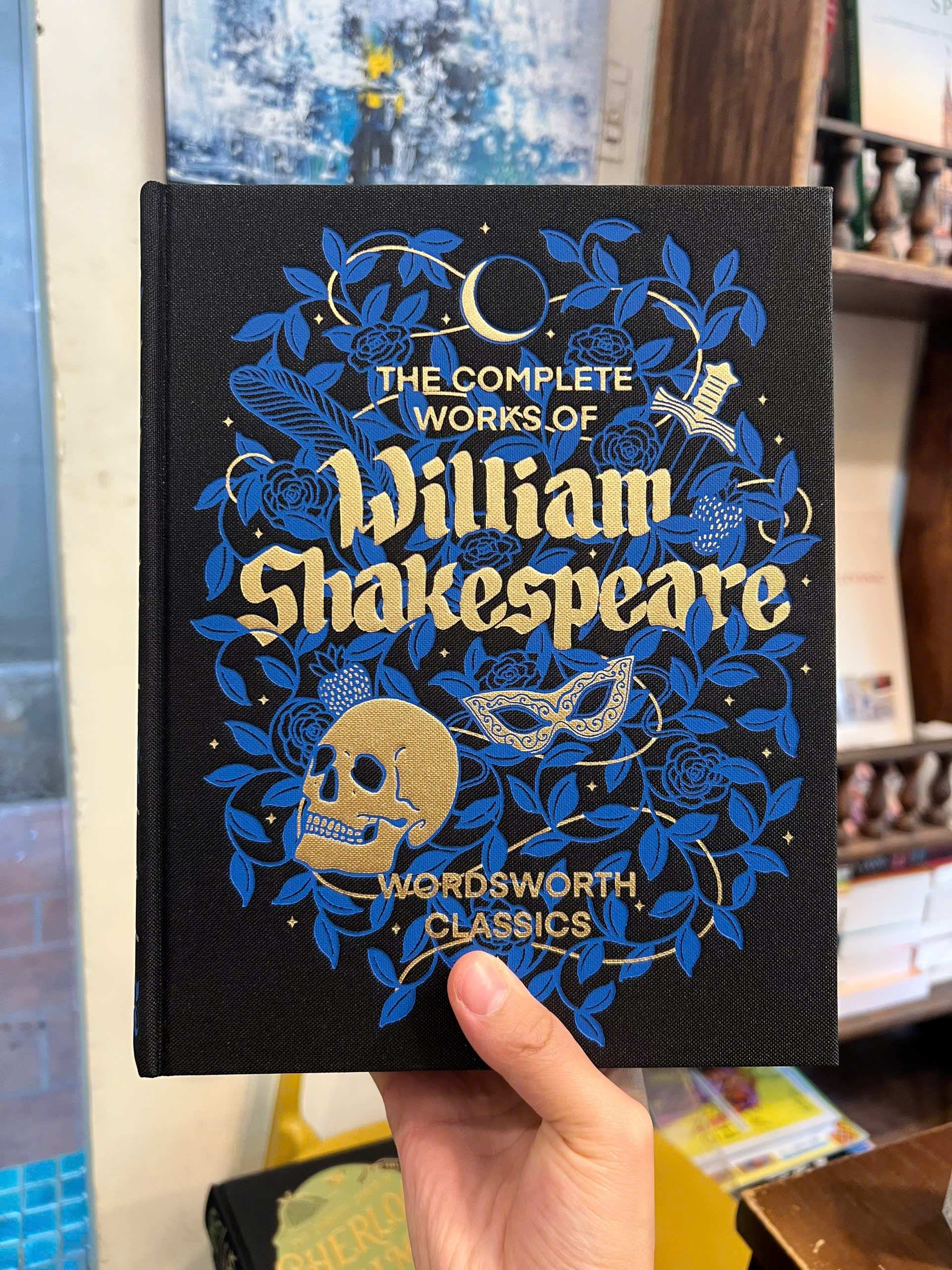 Sách - The Complete Works of William Shakespeare | Classics Plays / Poetry / Bìa da, cứng khổ lớn