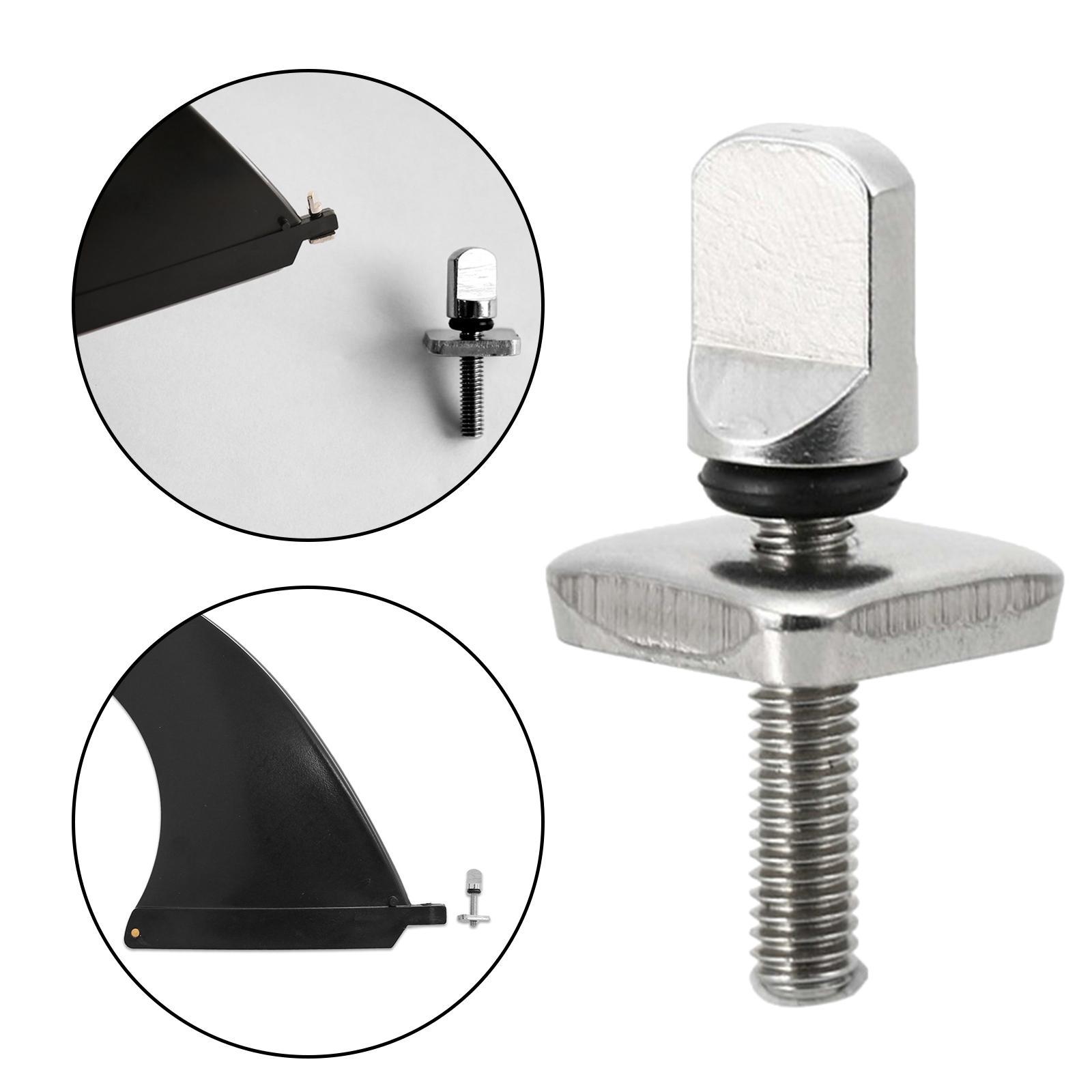 3x Universal Surfboards Fin Screw  And Plate Set Replacement  Mount