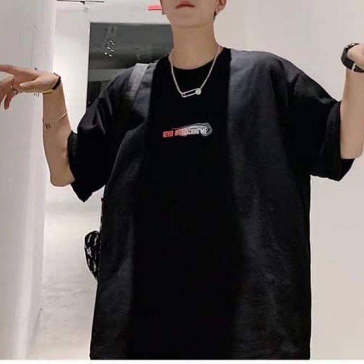 Áo thun cotton nam nữ tay lỡ thun co giản in hình phía sau to cá tính năng động,Áo thun tay lỡ Unisex from rộng năng động cá tính,ÁO THUN COTTON NAM NỮ IN HÌNH CÁ TÍNH