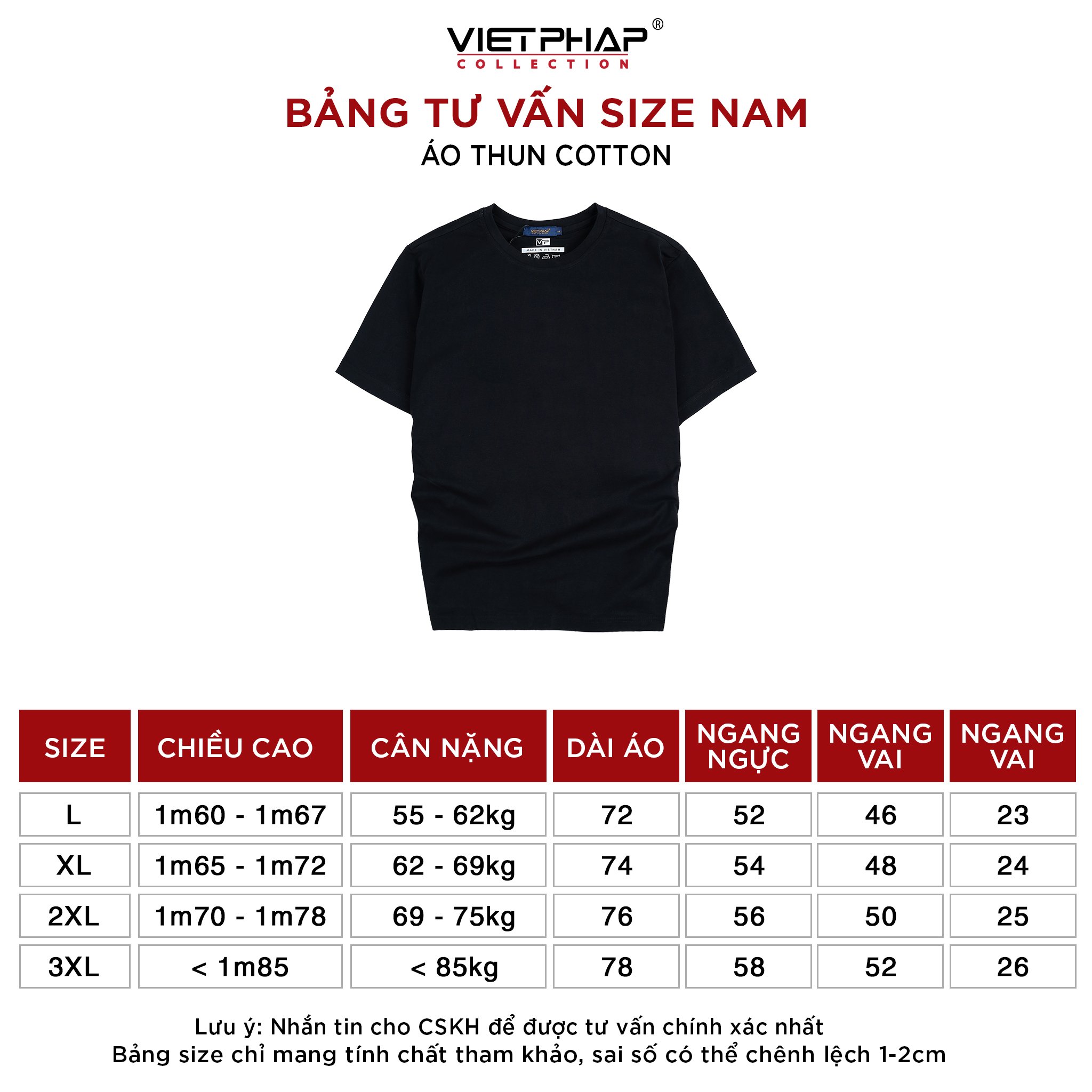 Áo Thun Nam VIỆT PHÁP Form Unisex Chất liệu Cotton co dãn thấm hút mồ hồi tốt  7802