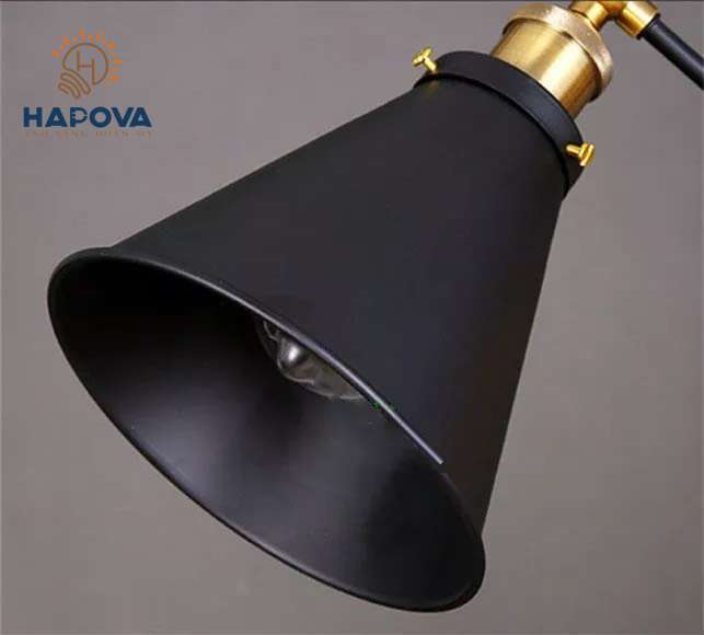 Đèn ngủ treo tường HAPOVA ASMER 0860 Kèm bóng Edison