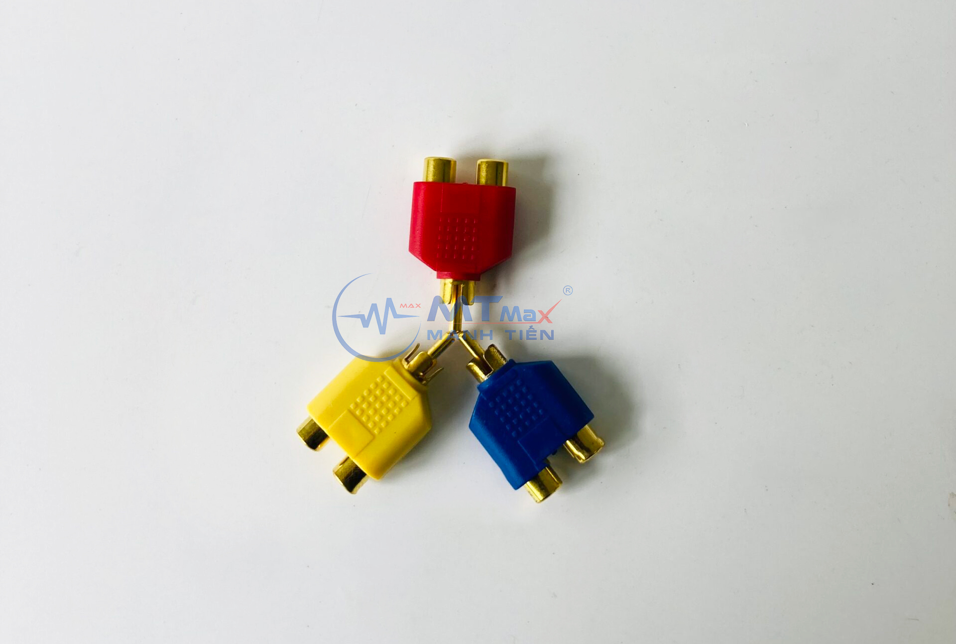 Jack Chuyển Đổi, Đầu Chia Jack Loa Hoa Sen AV (RCA) 1 Ra 2 Tiện Lợi, Dễ Dàng Kết Nối, Không Gián Đoạn Giải Trí, Hàng Chính Hãng