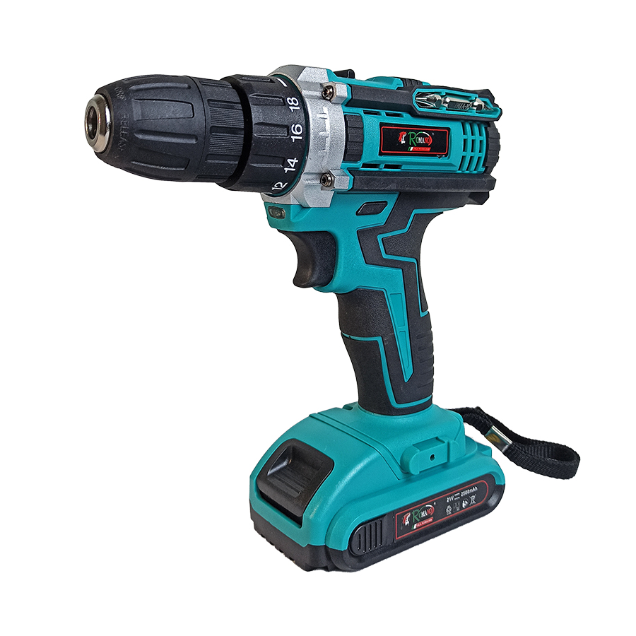 Máy khoan pin 2 tốc độ 21V ROMANO RKP2101 chính hãng