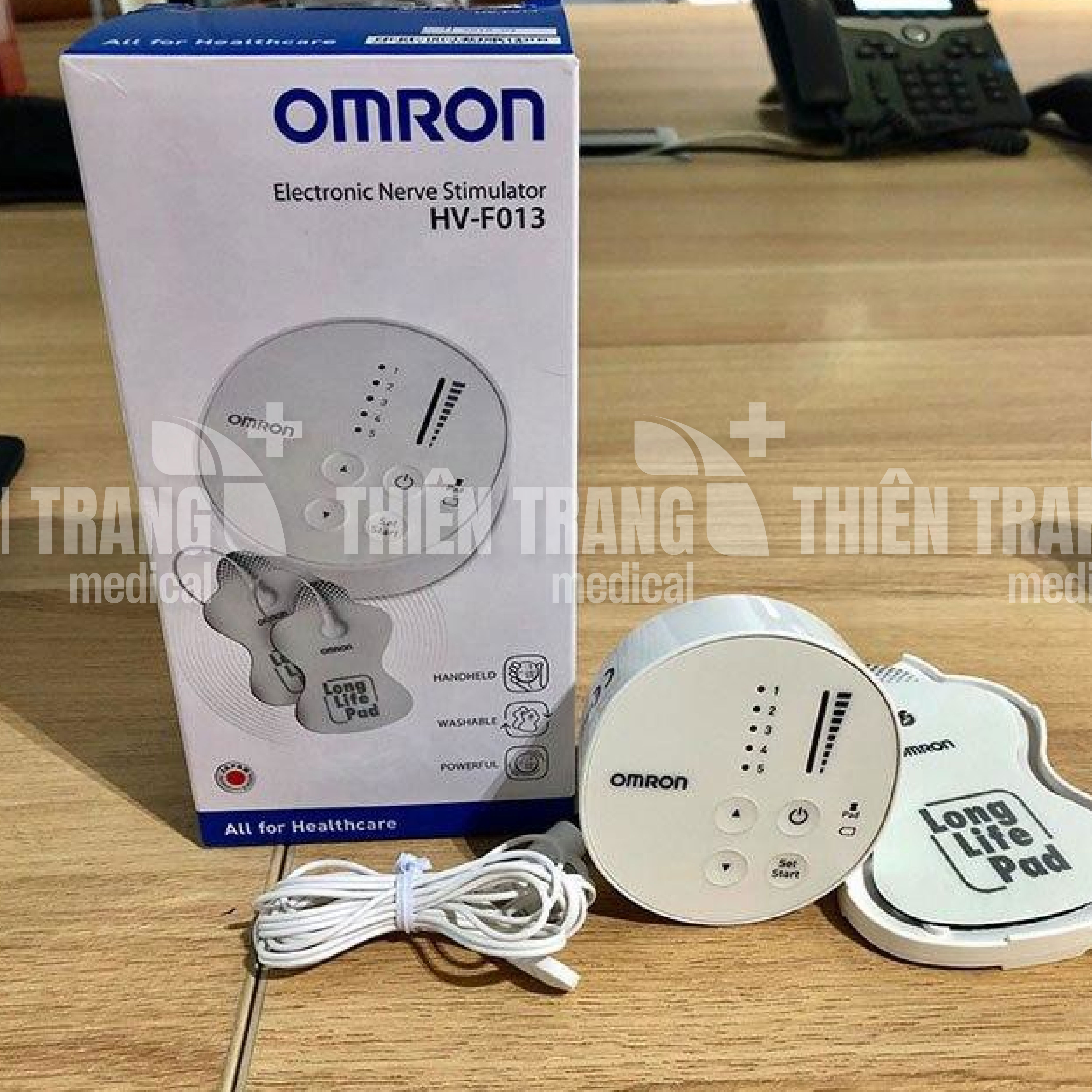 Máy Massage Xung Điện Trị Liệu OMRON HV-F013 Thiên Trang Medical