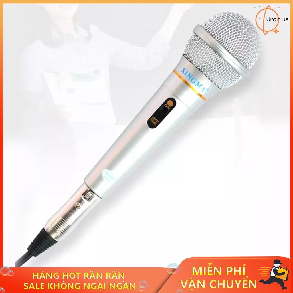 Mic hát karaoke, Micro có dây, Micro Karaoke XINGMA AK-319 cao cấp thế hệ mới chống hú, chống rè