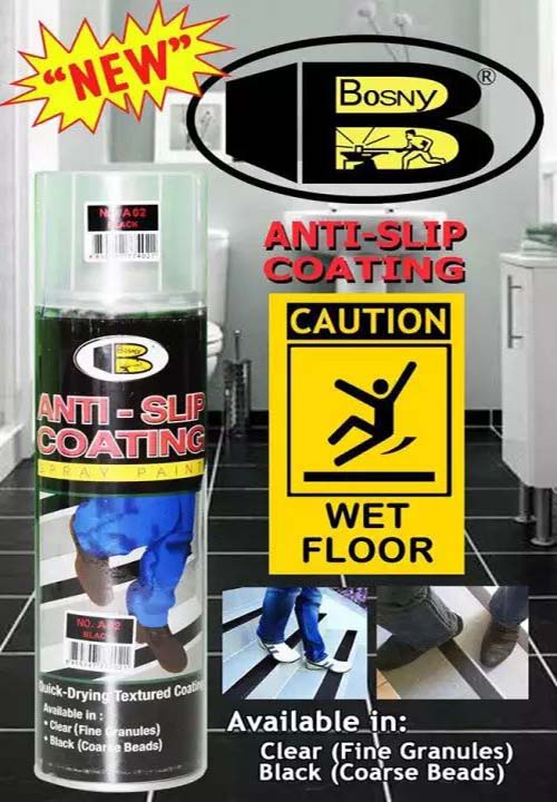 Sơn xịt chống trượt Anti Slip Coating Spray Bosny