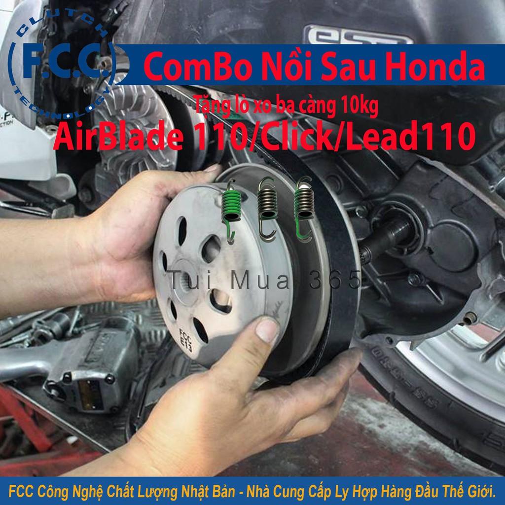 Combo Nồi Sau FCC Honda AirBlade 110cc, Click, Lead110 ( Japan )