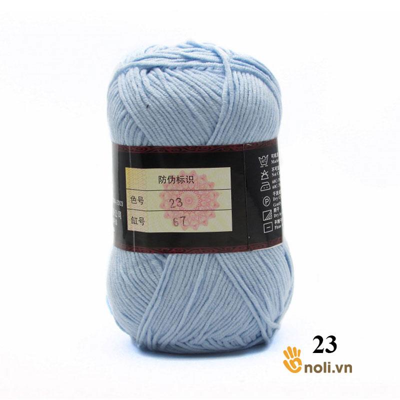 Len Milk Cotton 125gr Loại 1