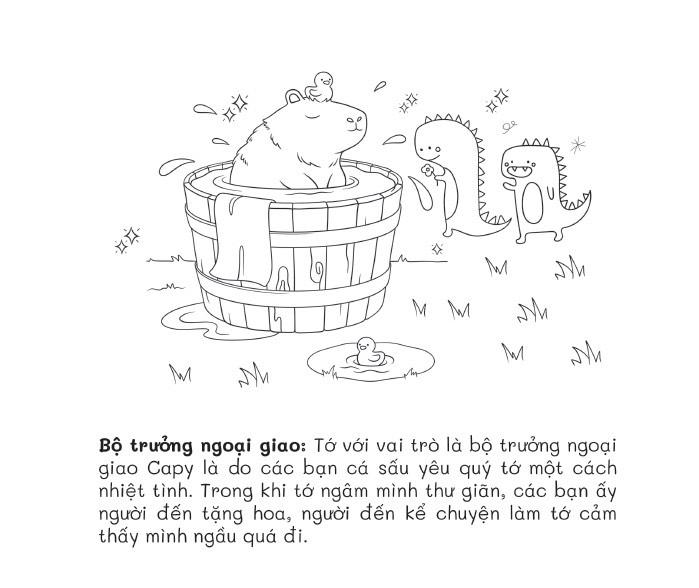 Don't Worry, Tớ Là Capy! - Cuốn Sách Tô Màu Tuyệt Vời Giúp Bạn Tìm Thấy Niềm Vui Đơn Giản