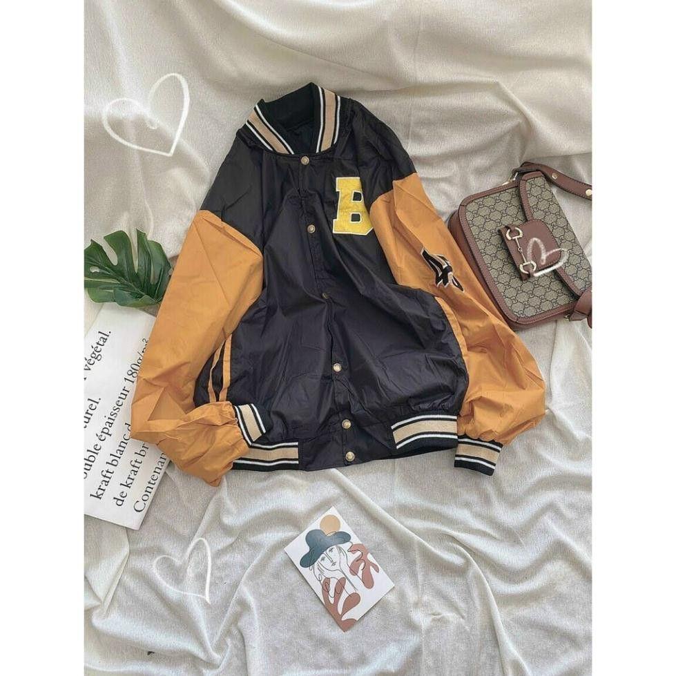 Áo Khoác Dù Bomber Thêu Chữ B KDT01