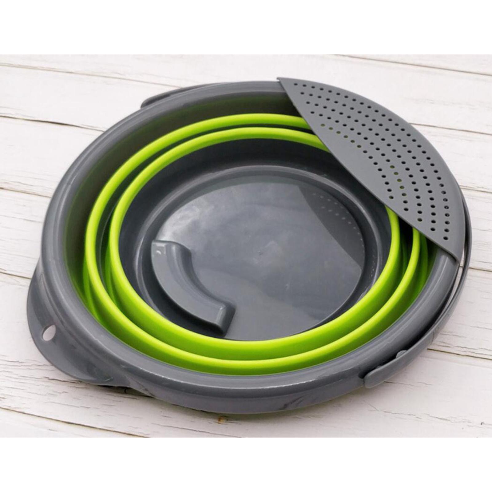 Collapsible Bucket Compact Storage Folding Kitchen Fishing Water Pail 5L