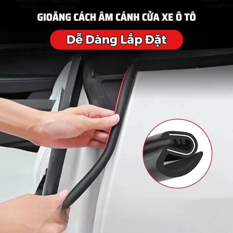 Bộ 2 Gioăng Cột B Ô Tô – Nẹp Mép Cửa Chống Ồn, Giảm Rung Hiệu Quả