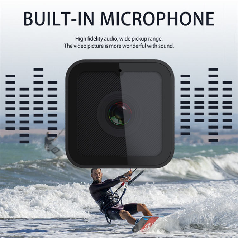 Wifi Mini Camera Hành Động 1080P HD Mũ Bảo Hiểm Xe Đạp Camera Thể Thao DV Không Dây Micro Đầu Ghi Hình Cho Xe Đạp Ô Tô Quay Video Máy Quay Nhỏ